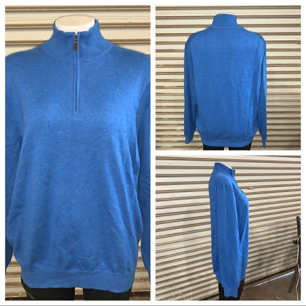 His. A. Banks Signature Collection Pima Sweater